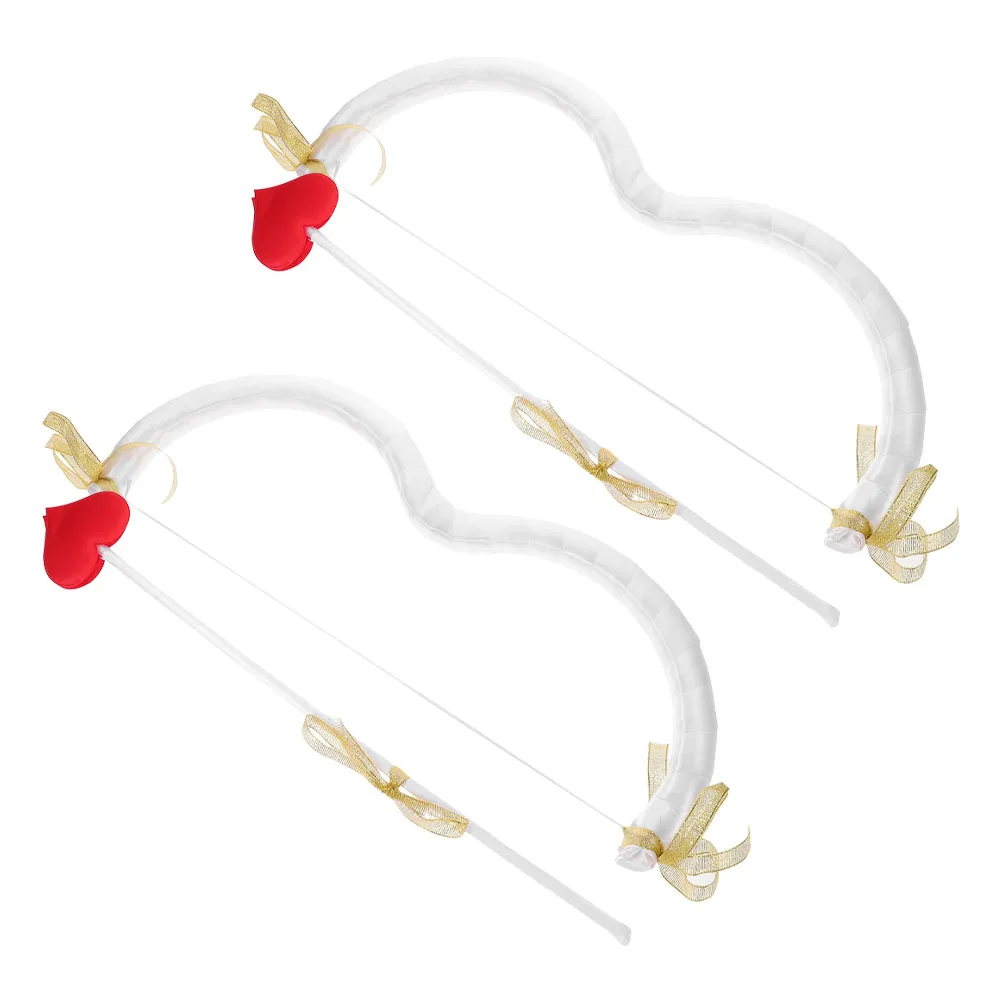 

2Sets Cute Cupid Bow Arrow Kids Costume Accessory Valentine Cosplay Party Prop Cupid Costume Valentines Day Accessories Women
