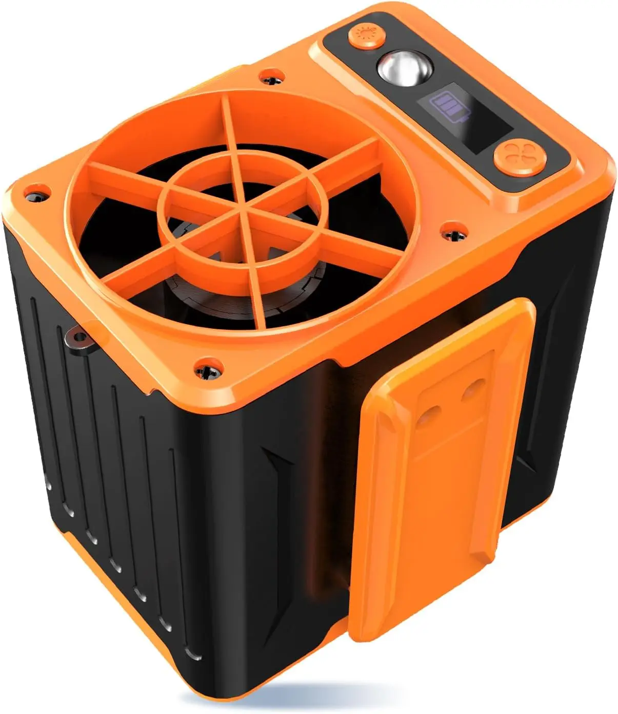

10000mAh Rechargeable Waist Fan, 4 Speeds Hands-Free Clip Fan for Camping & Work, Up to 48H Cooling