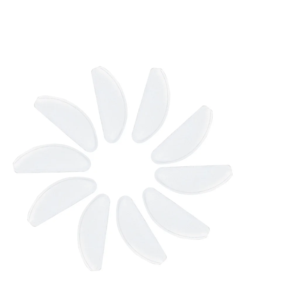 

25Pairs Non-Slip Silicone Nose Pads Adhesive for Eyeglasses Glasses Sunglasses Optical Frame Nosepads Silicone Nose Pads