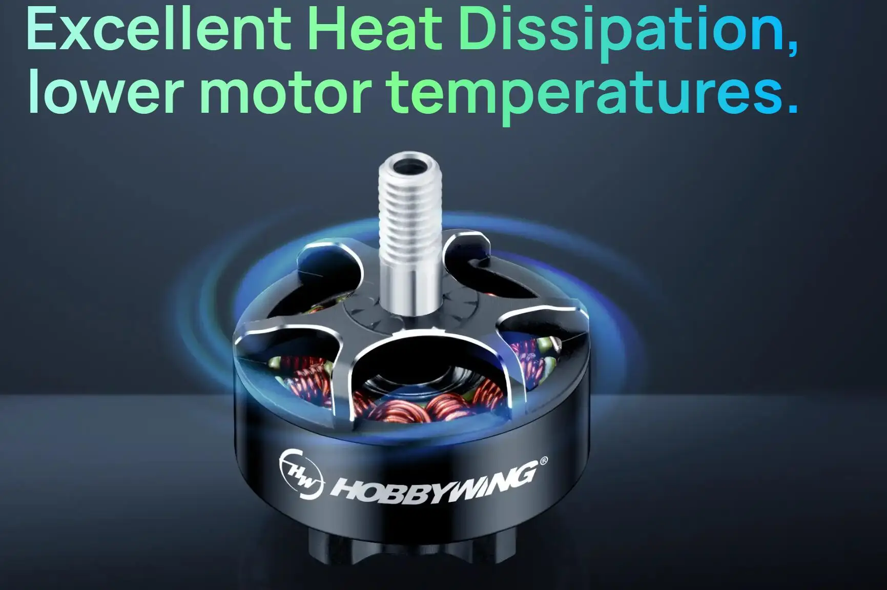 Hobbywing XRotor 2207.5 1780KV 1980KV 4~6S Lipo Brushless Motor 5mm Shaft Suitable 5inch Flower Fly Traversing Drone