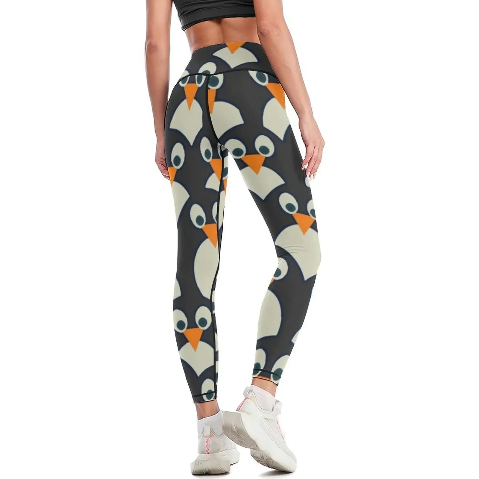 Penguin Pile-Up Leggings سراويل رياضية للنساء ملابس رياضية نشطة لصالة الألعاب الرياضية النسائية