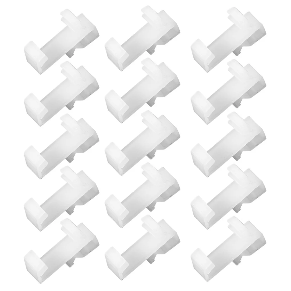 

20Pcs Plastic Blind Valance Clips White Replacement Parts Horizontal Window Blinds Accessories Clear Curtain Retainer Holder
