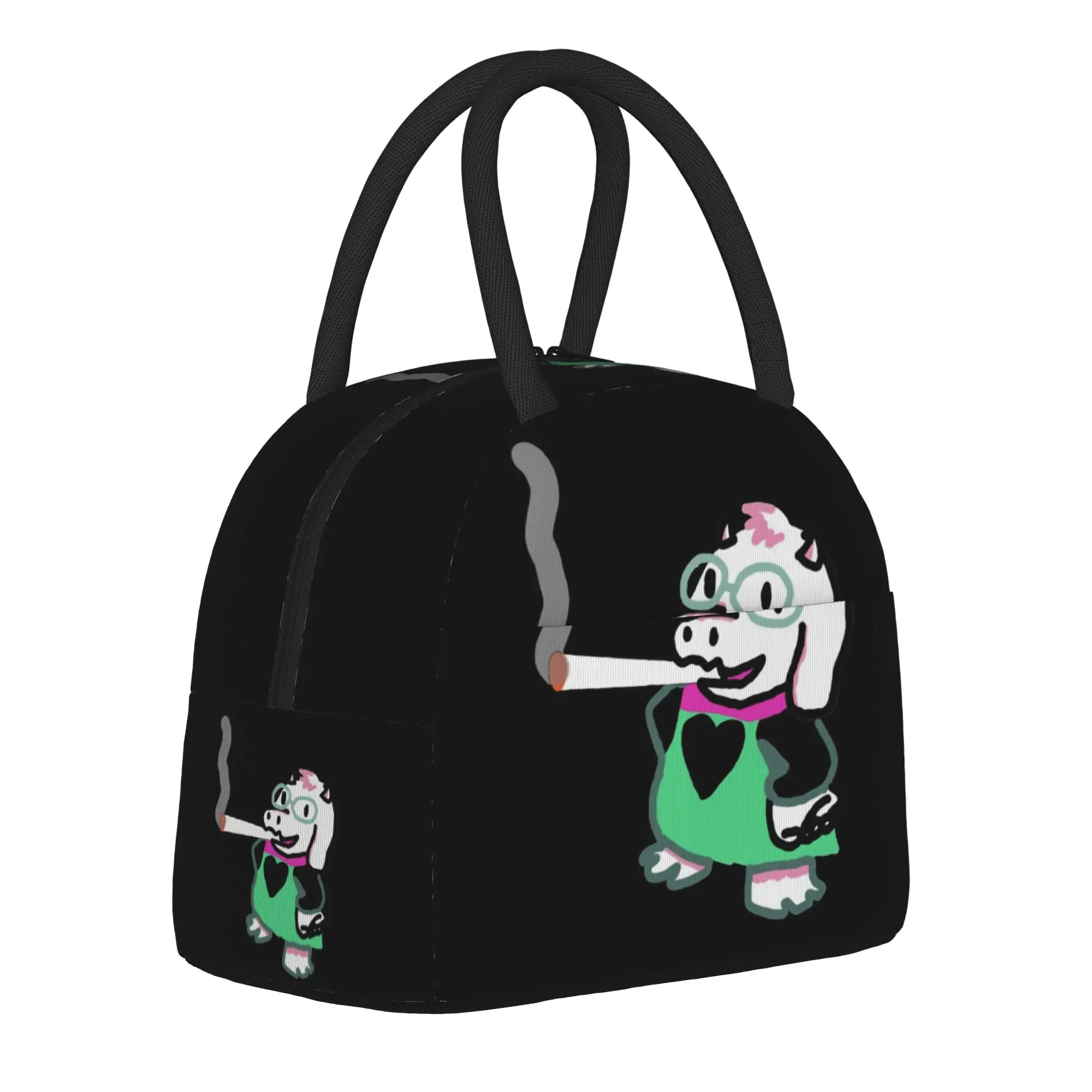 

Термосумка-холодильник Ralsei Blunt Deltarune Spamton, многоразовая, большая, для обедов и хранения продуктов, для офиса и активного отдыха