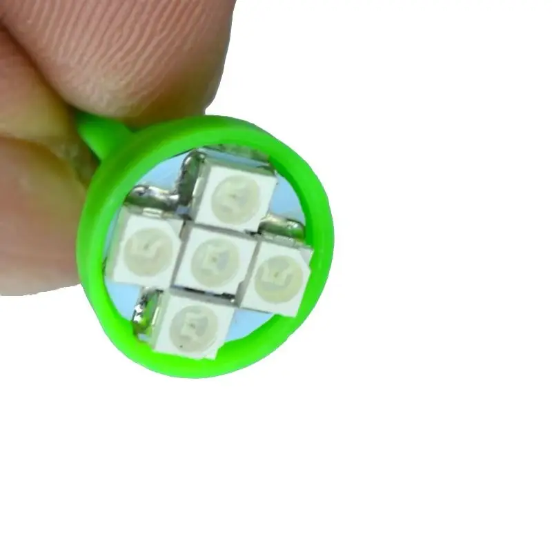 1000pcs T10 5 SMD 1210 LED 194 168 20MA wedge W5W LED Bulb Car Door Light Reading Lights bulbs Lamps White Blue Red Yellow Green