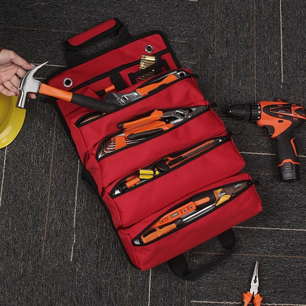 حقيبة أدوات محمولة معلقة متعددة الجيوب لشاحنة دراجة نارية كهربائية ميكانيكية #2