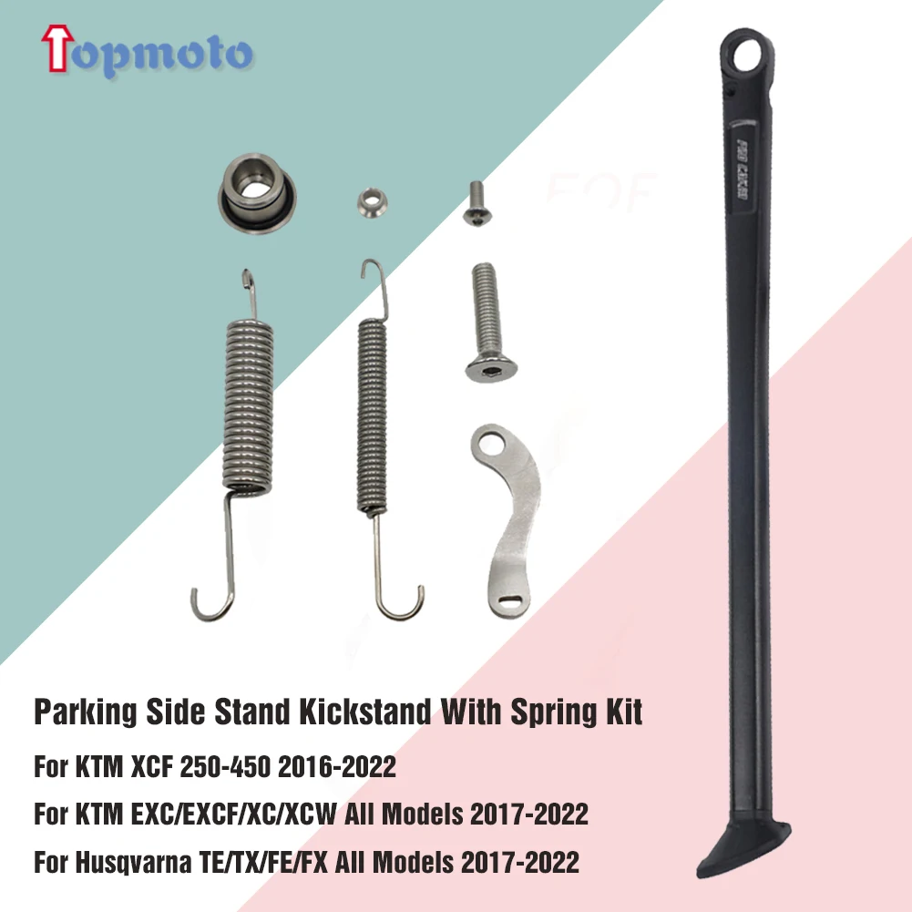 Motorcycle Parking Side Stand Kickstand For KTM 250 300 350 400 450 500 530 XC XCW XCF XCFW EXC EXC EXCF Six Days For Husqvarna