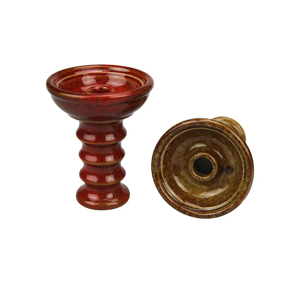 

Hookah Bowls One Hole Ceramic Top Quality Shisha Tobacco Holder Oblaco Cachimbas Water Pipe Smoking Accessories