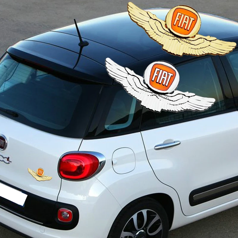Adesivo Decorativo para Emblema do Porta-Malas Traseiro para Fiat Tipo Ducato 500x Stilo 500 Uno Palio Grand Punto Doblo Panda Bravo Siena Freemont