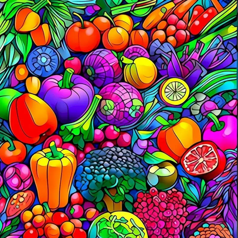 

CHENISTORY 30x30cm 5D Diamond Painting Fruit Cross Stitch DIY Diamond Embroidery Kit Full Round Mosaic Picture Home Decor Gift