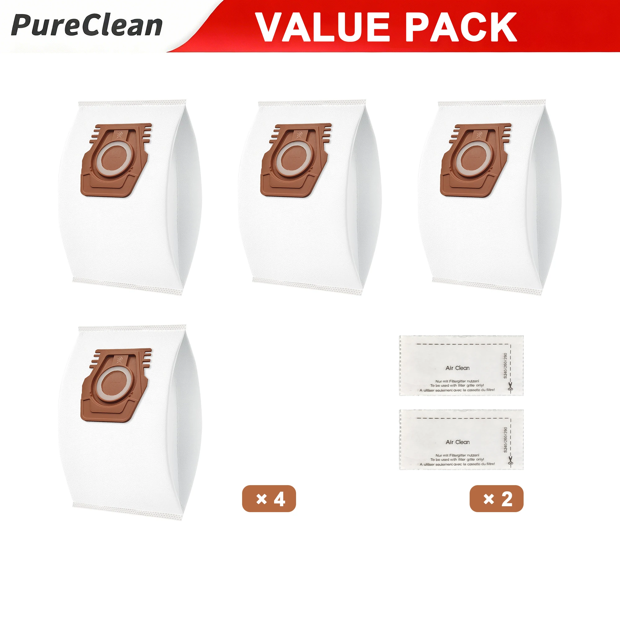 6 Set (4 Pcs Vacuum…