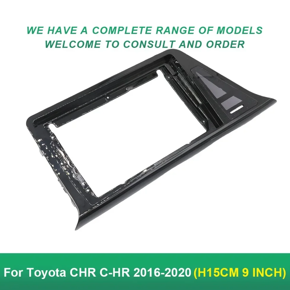 For Toyota CHR C-HR 2016-2020 9Inch 15CM Car Radio Fascias Android GPS MP5 Stereo Player 2 Din Head Unit Panel Dash Frame Insta