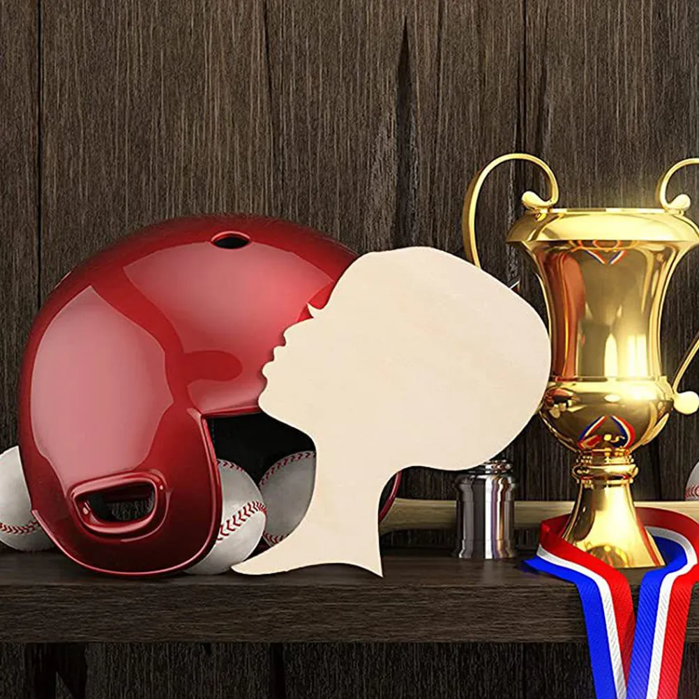 

15Pcs Natural Wood Slices Blank DIY Craft Cutouts for Painting Easter Christmas Wedding Decor Hand-Painted Wooden Head Ornaments