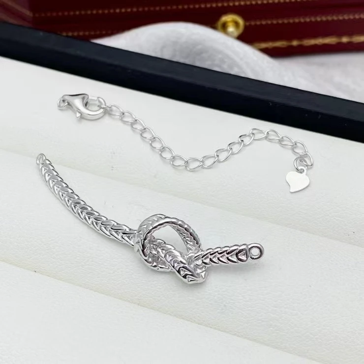 Wholesale New Hot DIY Nice Quality S925 Sterling Silver Pendant Necklace Bracelet Clasp Hook 5pcs/lot