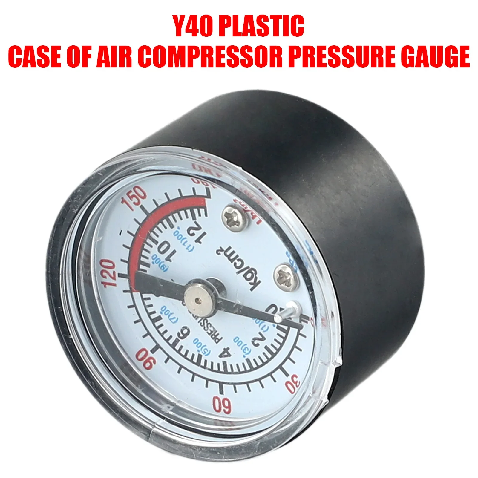 Air Compressor Pneumatic Hydraulic Fluid Pressure Gauge 0-12Bar / 0-180PSI Vacuum Manometer Mini Dial Dual Scale Dial Gauge
