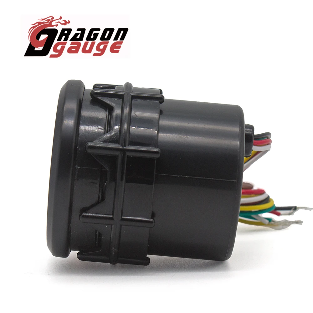 「DRAGON」2" 52mm Water Temp Oil Temp Oil Pressure Tachometer RPM  Voltmeter Vacuum Boost PSI/Bar Smoke Lens Car Gauges - view 3