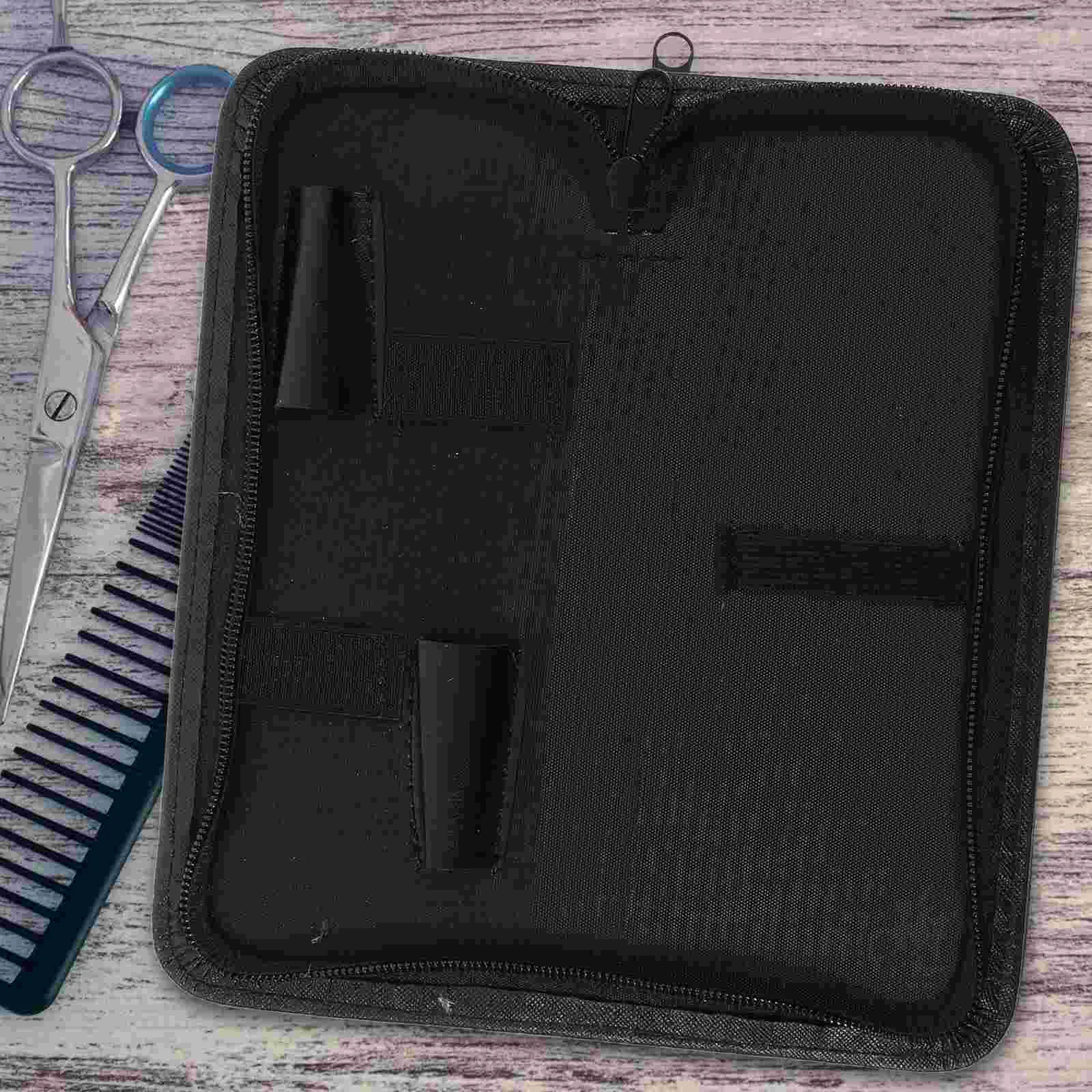 

1pc Hair Scissors Storage Bag Scissors Bag Case Hairdressing Scissors Carrier Bag for Salon (Black) Scissors Case