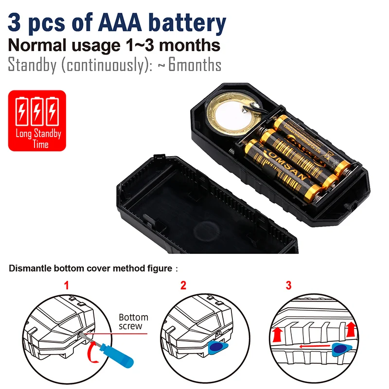 Waterproof Bike Alarm Motorcycle Electric Bicycle Security Anti Lost Wireless Remote Control Vibration Detector Sensor Mailbox