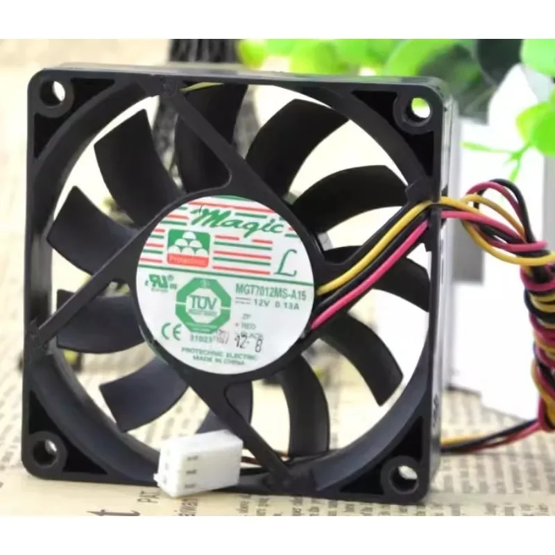 NEW Cooler Fan For MAGIC 7015 12V 0.13A MGT7012MS-A15 7cm Cooling Fan 7015 70x70x15mm