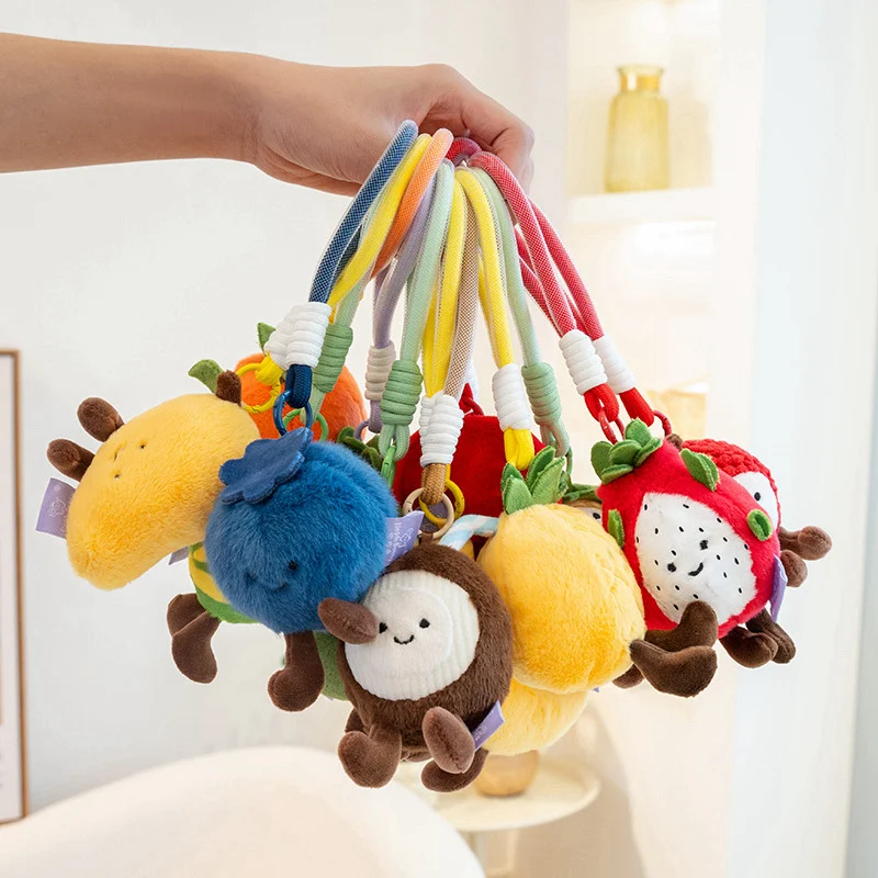 جديد لطيف جوز الهند الأفوكادو الفاكهة أفخم سلاسل المفاتيح موضة المانجو التفاح ظهره سحر متعة الكمثرى الكيوي الفراولة بيتايا ألعاب من القطيفة