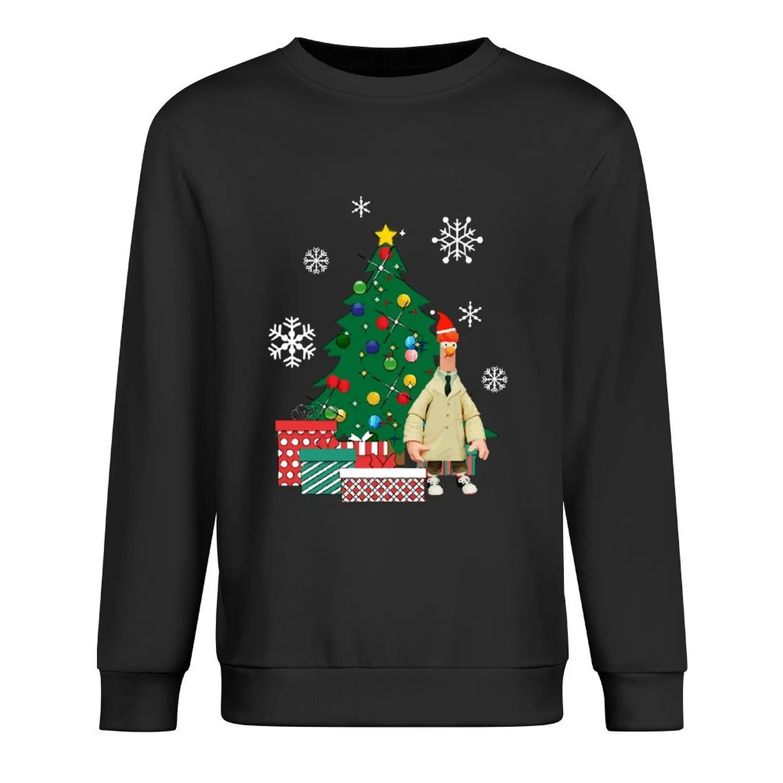 

Beaker Around The Christmas Tree Muppets Pullover korean autumn clothes mens clothing mens designer clothes hooded sweatshirt