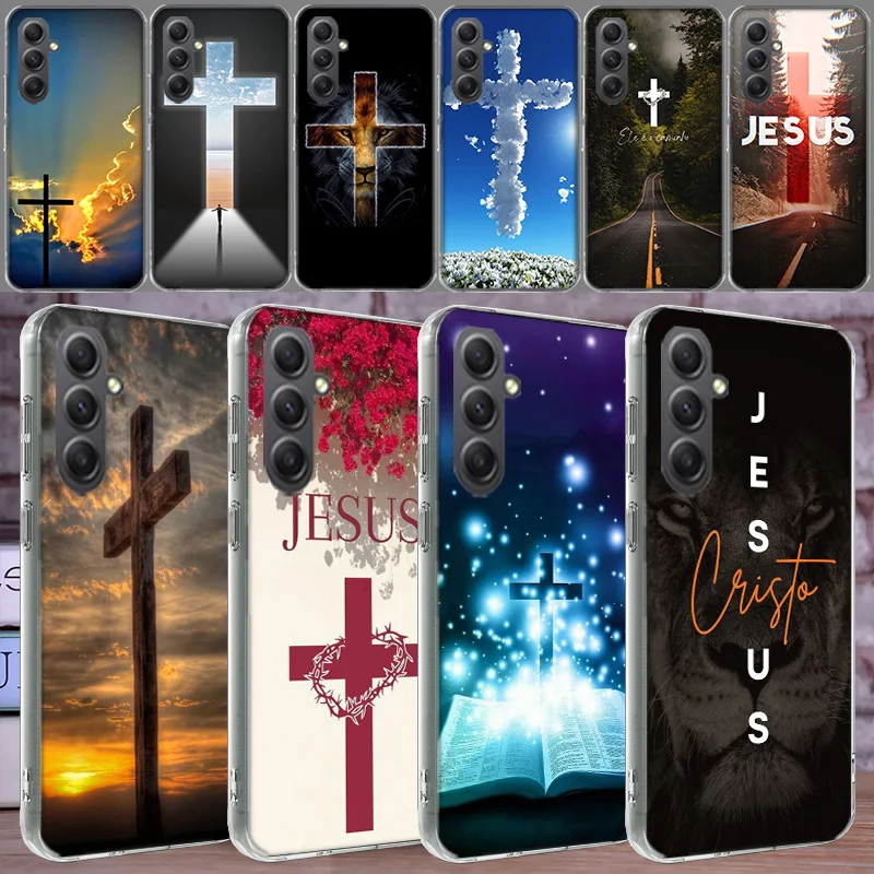 Jesus Bible Case For Phone Samsung Galaxy A12 A22 A32 A52 A52S A13 A23 A33 A53 A14 A24 A34 A54 5G A73 A42 A9 A8 A7 A6 Plus Cover