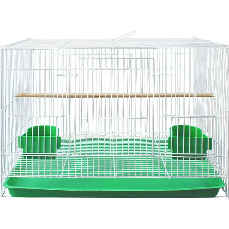 Wholesale pet animal cage foldable metal cheap bird parrot cage breeding square large big iron pigeon budgie cage for canaries