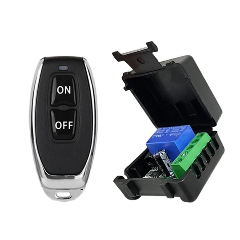 جهاز تحكم عن بعد 433 ميجاهرتز 12 فولت 10 أمبير، مفاتيح لاسلكية عن بعد، وحدة مرحلات 1CH