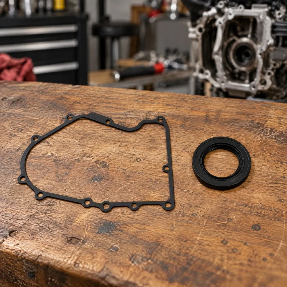 Oil Pan Gasket Kit for CH20 PRO Twin Cylinder Engines Includes For 24 041 66-S Gasket and 25-032-06-S Oil Seal