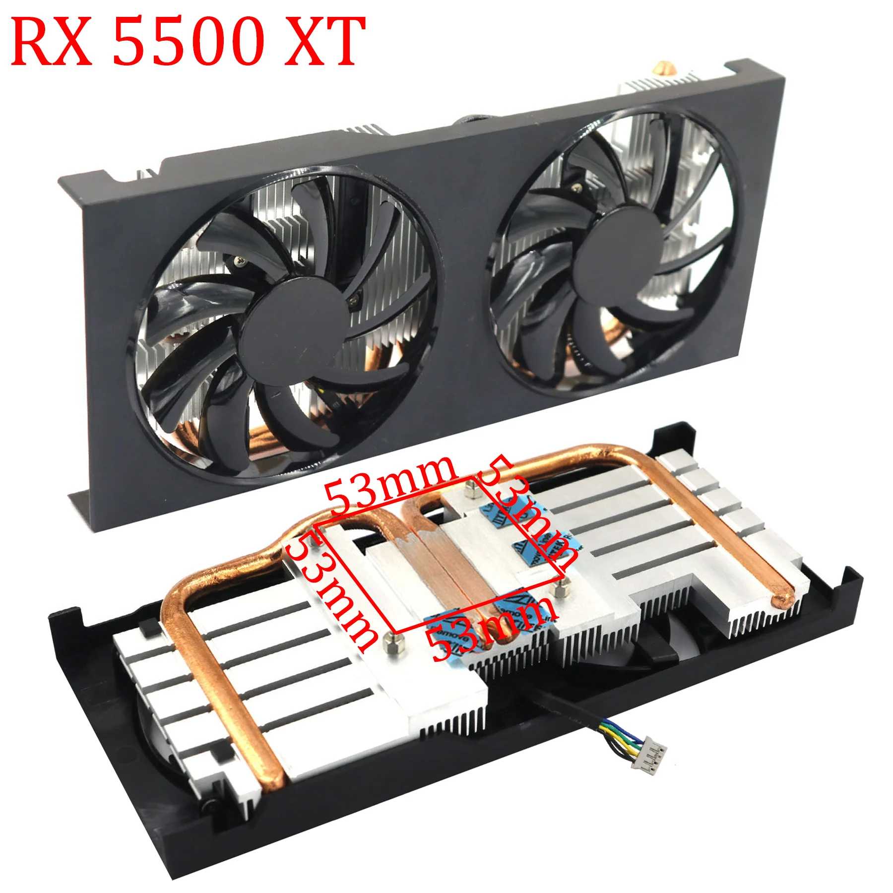 Original For PowerColor RADEON RX 5500XT 5700 5700XT 6500XT 6600