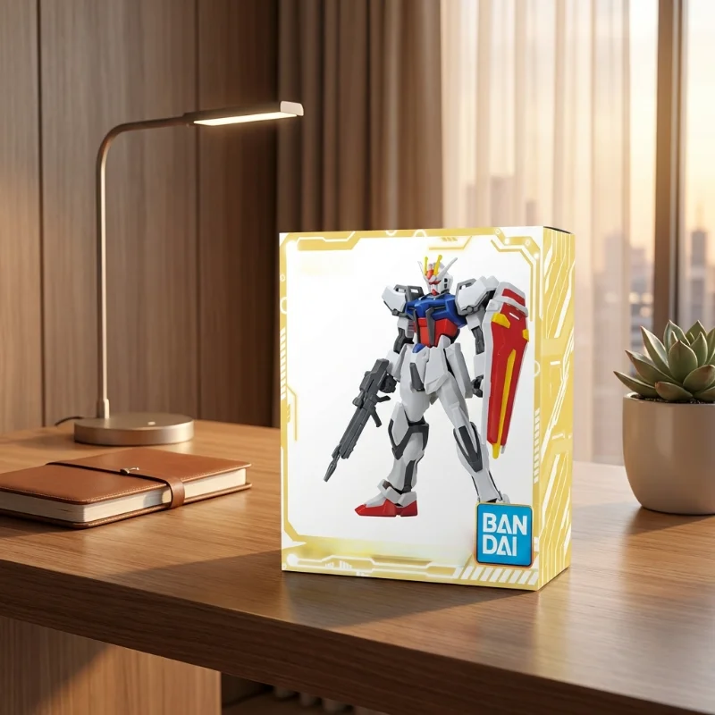 

Конструктор Bandai EG Strike Gundam SEED: Фигурка-робот для легкой сборки, коллекционная игрушка для детей и фанатов, идеальный подарок