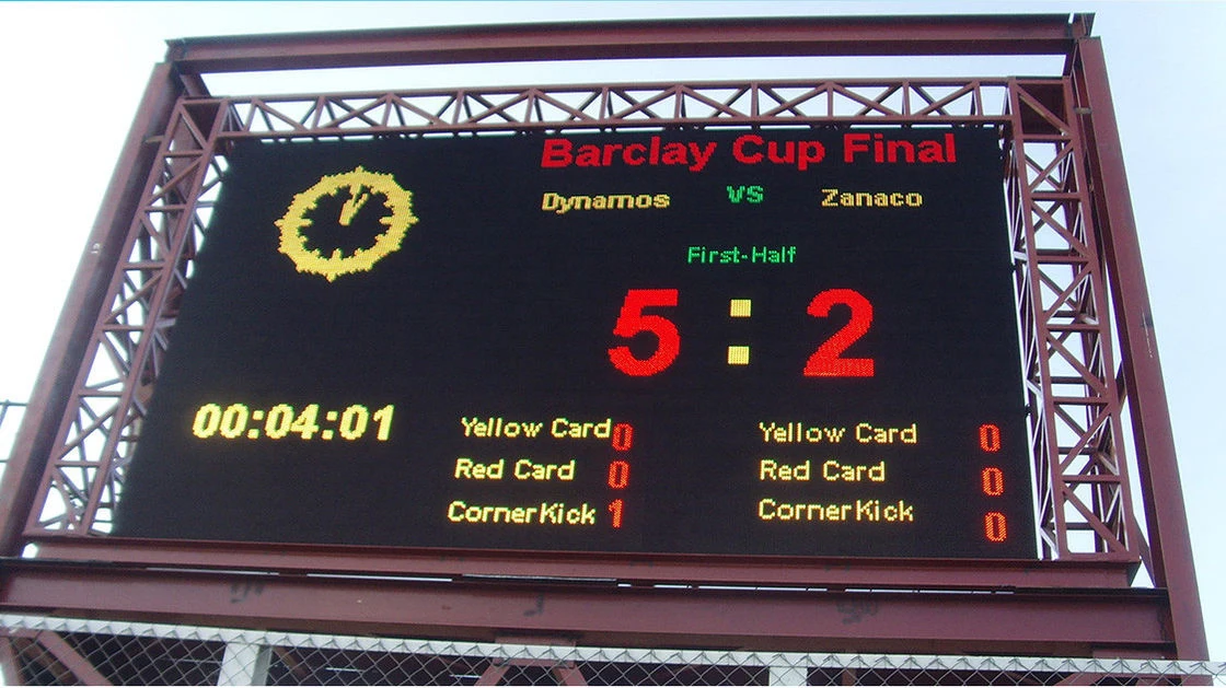 Digital Signage Advertising Display Outdoor Dip 320x160mm Dual Color Led P10 Tri Color Led Module Led Text Display view 6