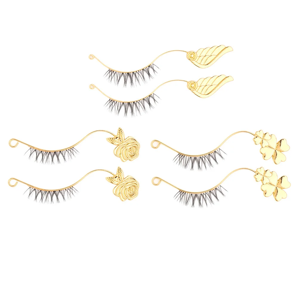 

Metal Fake Eyelash Manicure Supplies Wearing Tool For Lash Grafting Manicure Assistor Eyelash Auxiliary Tool