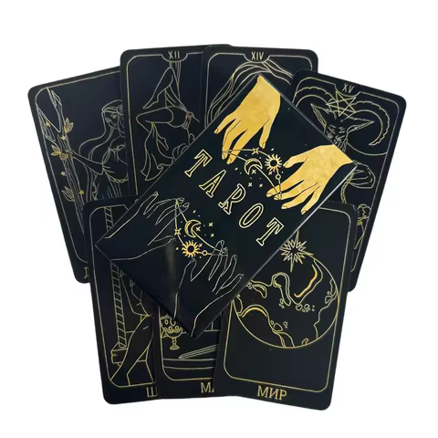 Russian Rider Tarot Cards A 78 Deck With Paper Guidebook Oracle Visions Divination Edition Borad Playing Games