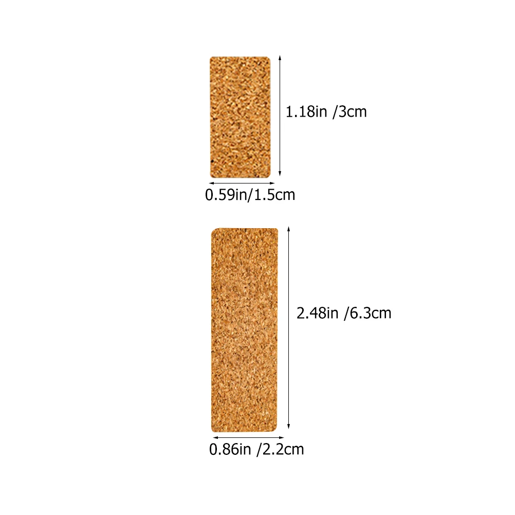 

24 Sheets Cork Label Stickers Writing Refrigerator Storage Kitchen Pantry Container Labels Adhesive Suitable ganizing Bottles