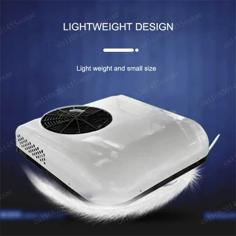 

12V/24V DC Rooftop Integrated Parking Cooler Roof Mounted Electric Air Conditioner For Truck Van Caravan