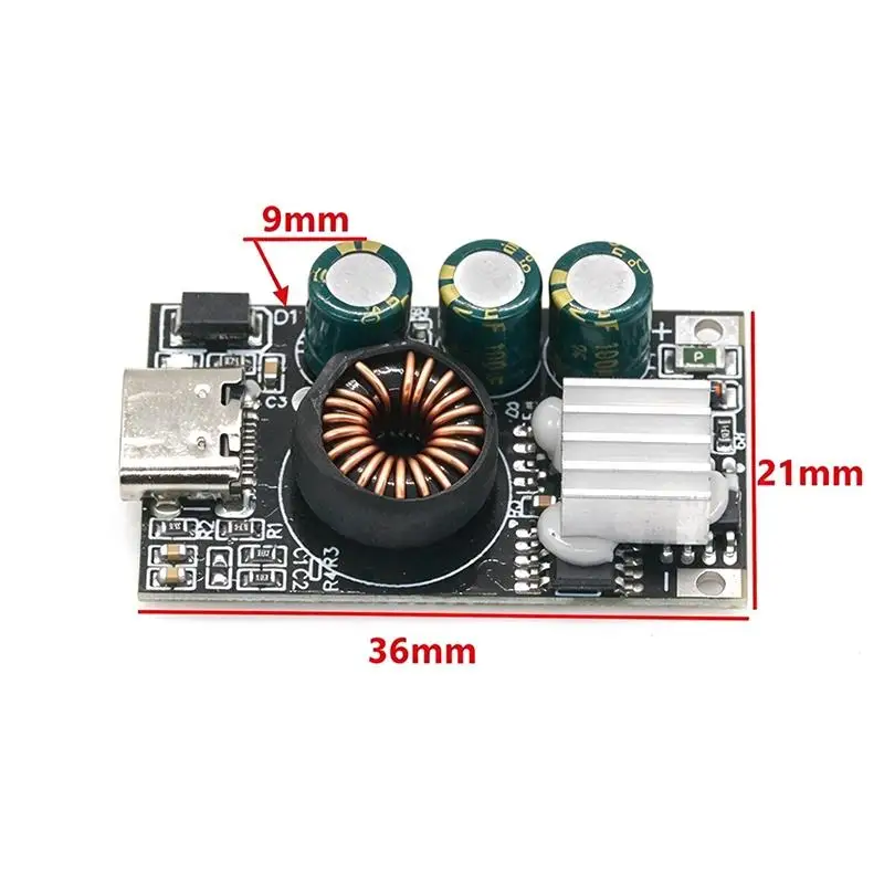 1Pcs DC 5-32V 24W Type-C Step-Down Module PD 65W QC3.0 Fast Charger Module With SCP FCP AFC For Phone Pad