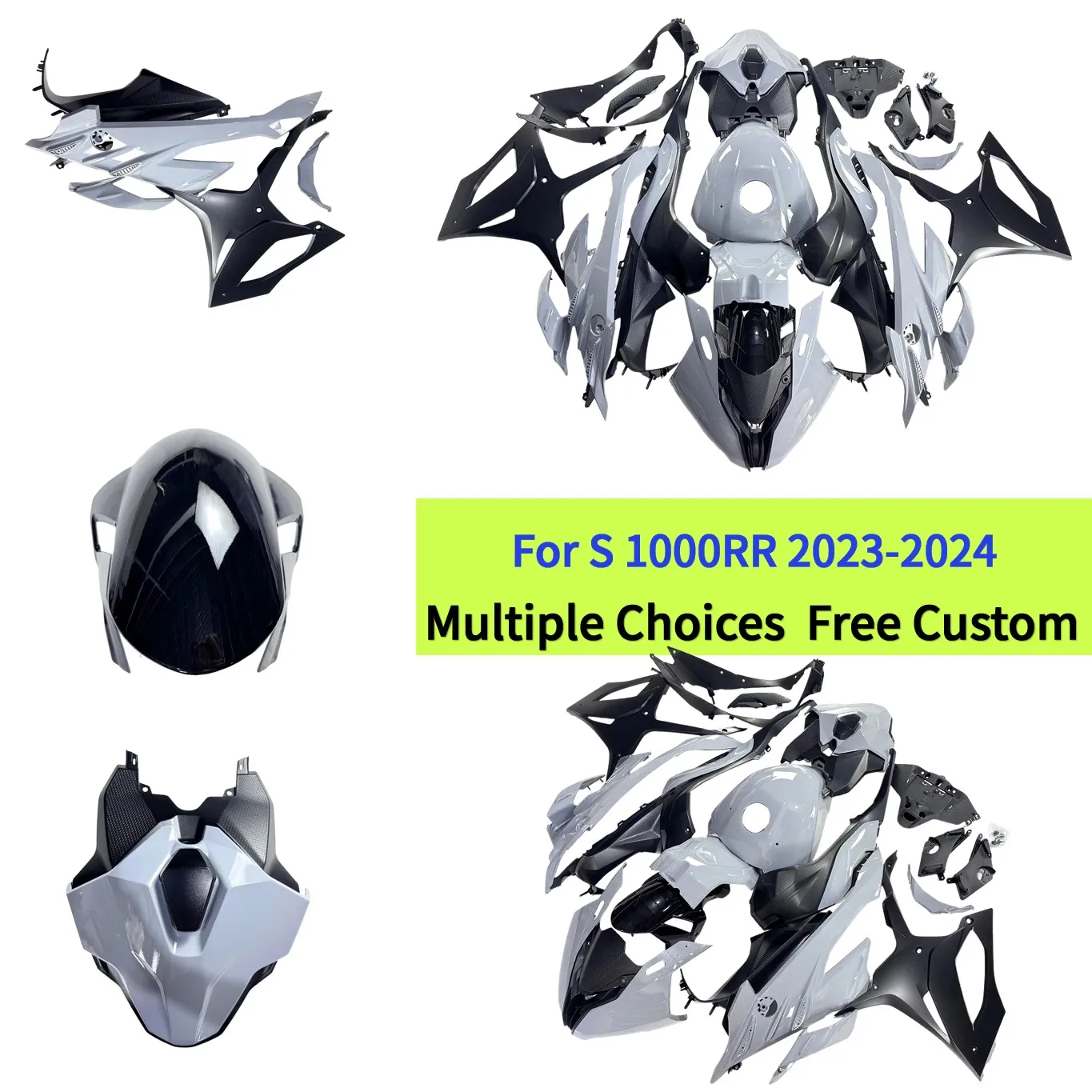 

Motorcycle Accessories Fairing Panels Cover Kits For BMW S1000RR 2023 2024 S 1000 RR Bodywork Replacement Parts | Nardo Gray