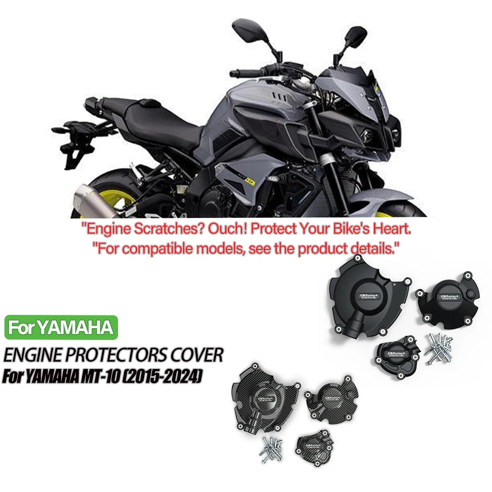 

Крышка двигателя мотоцикла MT-10 для Yamaha MT10 MT-10 2015-2025, комплект вторичного двигателя, защита