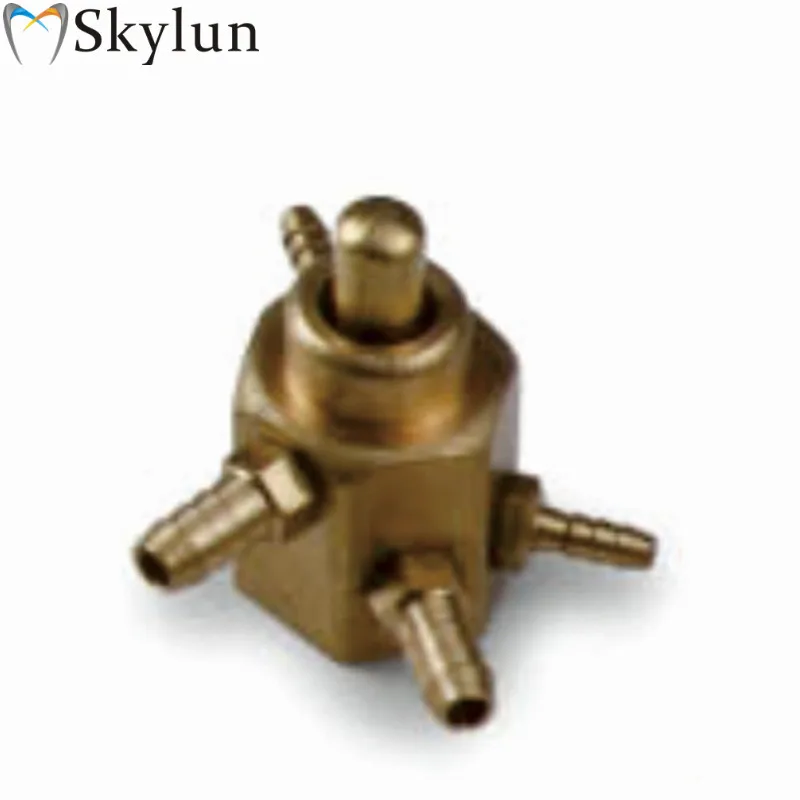 SKYLUN 5PCS Dental 4 hole foot valve circular pedal swicth valve foot spool foot control switch valve dental equipment SL1216