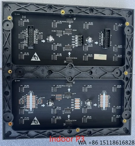 Indoor LED Display Screen  P3mm Fixed Video Wall for Advertising Shopping Malls with Modules Billboard Display Stock