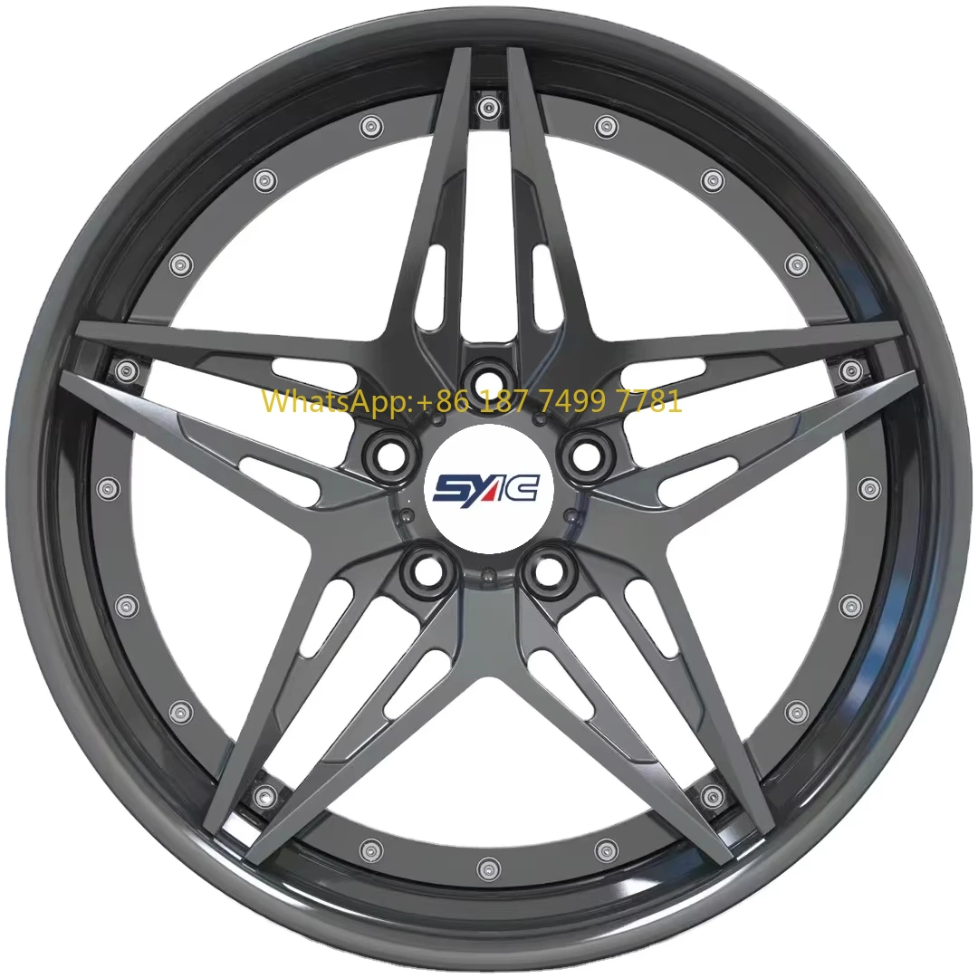 

SYAC 2-piece High Performance Factory Direct Sales 18-22 Inch Passenger Car Forged Aluminum Alloy Hub/wheel/rim