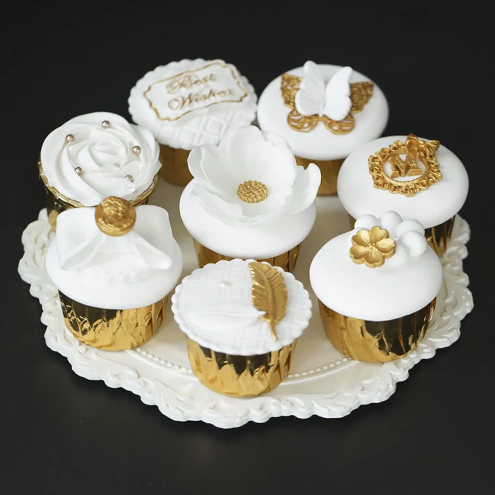 

artificial fake cake birthday wedding decoration butterfly crown Rose flower design Best Wishes simulation cupcake model cake