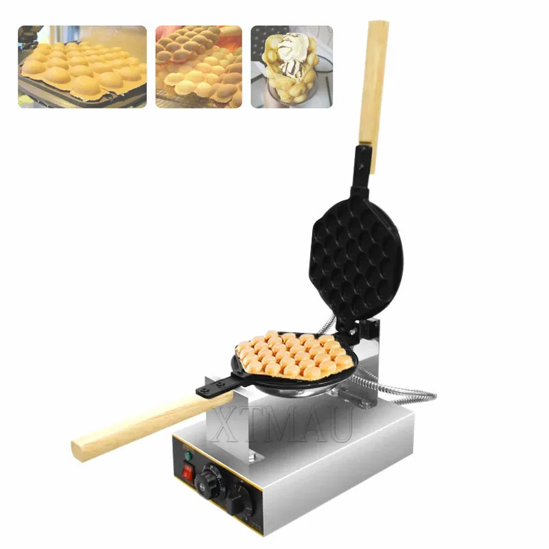 Electric Egg Bubble Waffle Maker Non-Stick Pan Eggettes Puff Cake Maker Egg Machine Egg Cake Oven 110V /220V