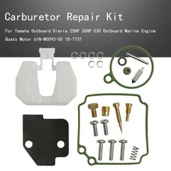 Carburetor Repair Kit For Outboard Sierra 25HP 30HP C30 Outboard Marine Engine Boats Motor 61N-W0093-00 18-7737