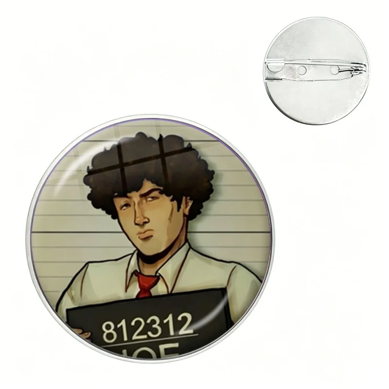 Rock Band Tally Hall Glass Pins Pop Album Cover Round Badges Joe Hawley Brooches on Backpack Hat Decor Accessories Jewelry Gift