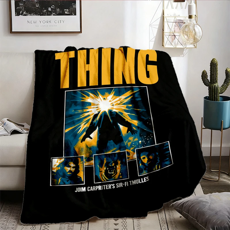 Thing Sci-Fi Horror Soft Blanket, John Carpenter MacReady Antarctic Comfy Blanket