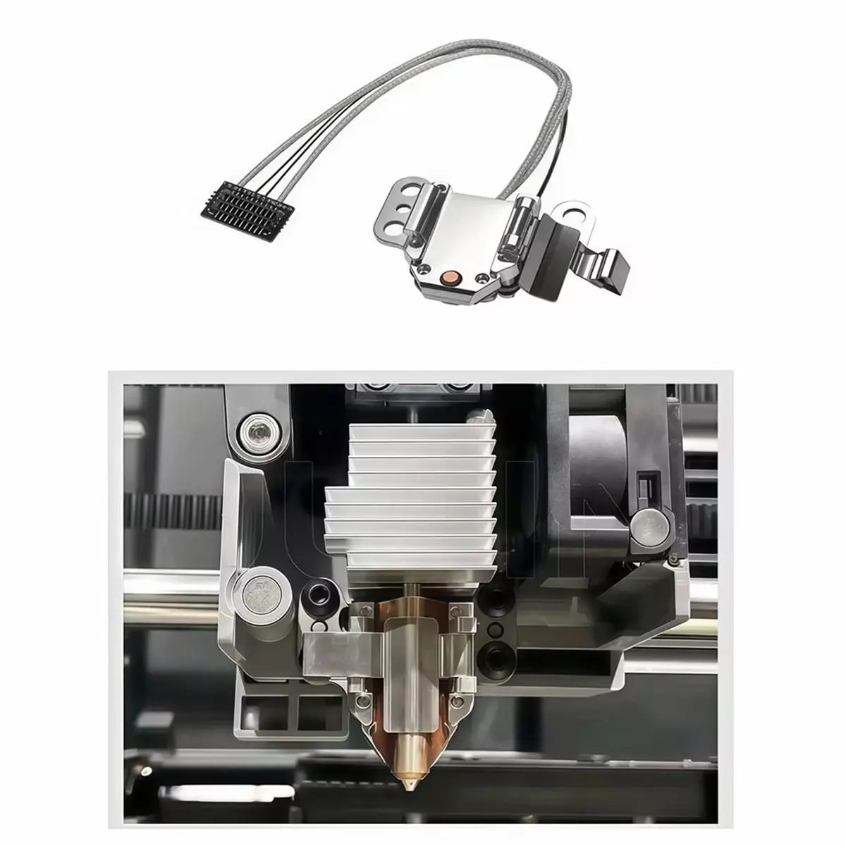 For AD5X Extruder Hot End Heating Assembly Hot End Fan Kit