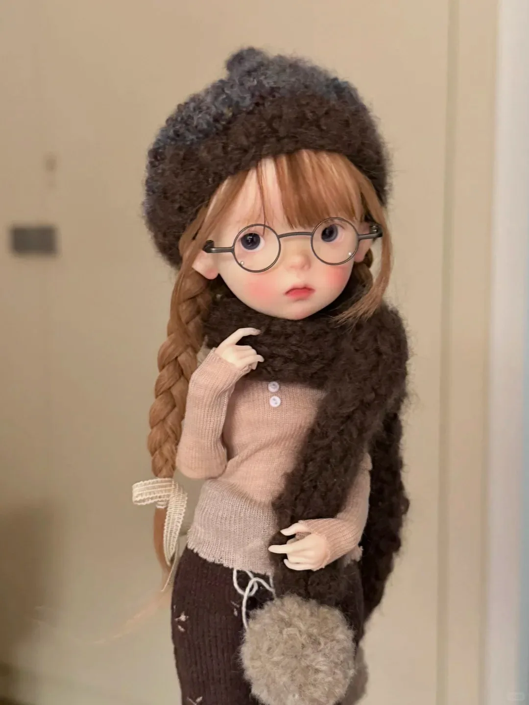 

Cute Girl Brown Skin Doll, BJD Doll, landoudou High Quality Resin Toy, New Birthday Gift, In Stock, 1/6