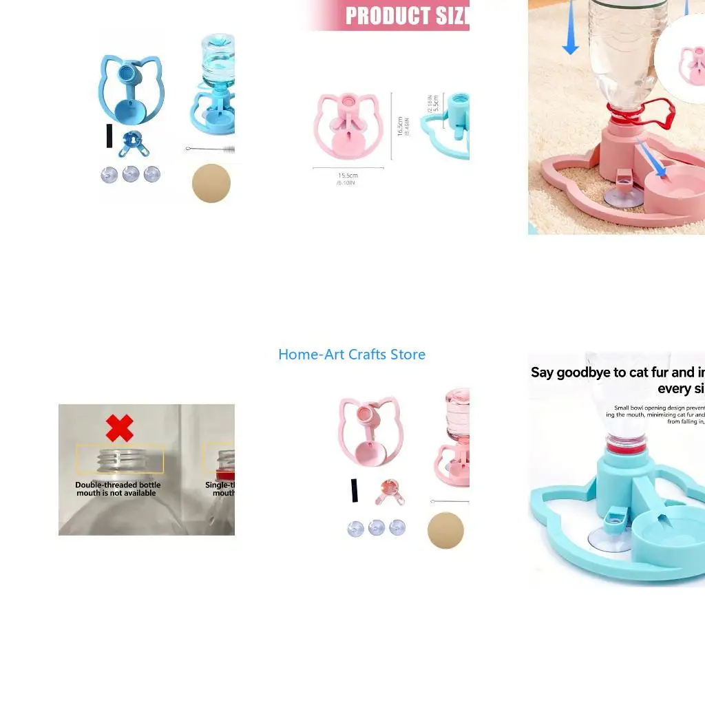 Y3NA Leak Proof Independent Creature Water Bowl With Wide Stable Bottom To Prevent Tipping