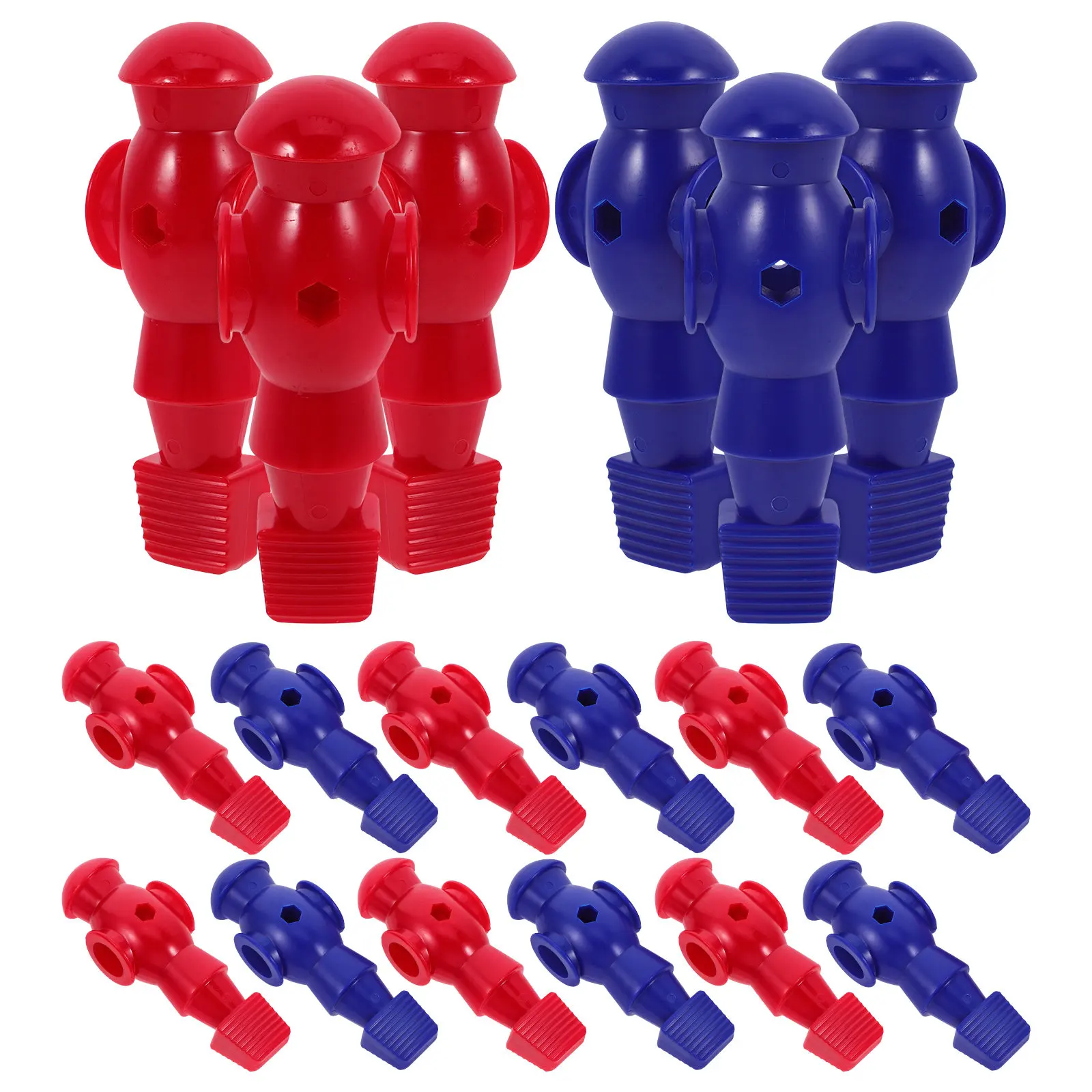 

Набор из 26 пластиковых фигурок для настольного футбола: точные цветовые воспроизведения для реалистичной игры